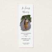 Photo Sympathy Funeral Poem Signet Card (Devant)