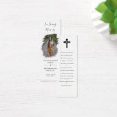 Photo Sympathy Funeral Poem Signet Card (Bureau)