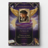 Photo Tabletop Plaque with Easel (Devant)