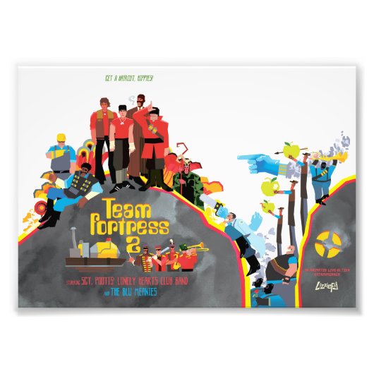 Photo Team Forteresse Sargeant Pootis petite impression (Devant)