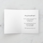 Photo tendance Faire-part d'études de maternelle (Intérieur)