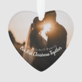 Photo textuelle Notre premier Noël en couple (devant)