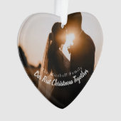 Photo textuelle Notre premier Noël en couple (devant)