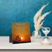 Photo "Thank You, papa" Poem Poem Poem Plaque (Insitu)