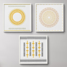 Art Mur Arabesque - Elégant Motif géométrique