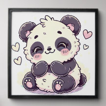 Carreaux photo Panda Peel-and-Stick