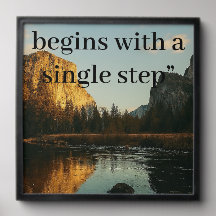 Tableau noir de réflexion alpine personnalisé