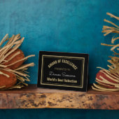 Photo Top Cadeau ! Plaque de la table Best Valentine (Côté)