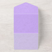 Photo Tout en un Lilac Faire-part de mariage QR Co (Dehors)