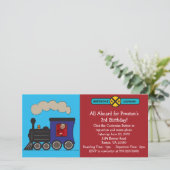 Photo Train Invitation Anniversaire (Debout devant)
