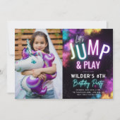 Photo Trampoline Party Invitation | JUMP (Devant)