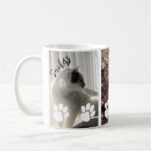 Photo Triple Animaux Avec Noms Mug (Gauche)