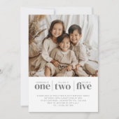 Photo Triple Joint Invitation Anniversaire (Devant)