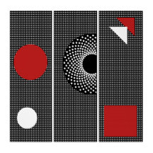 Photo Triptych - art moderne, abstrait