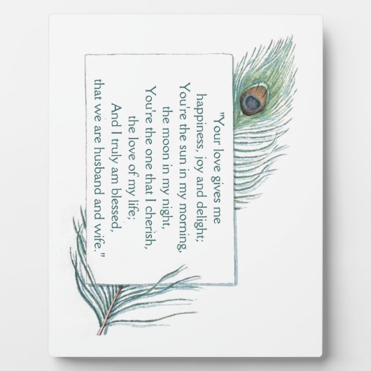 Photo True Love Cote Maris Femme Mariage Plaque (Devant)