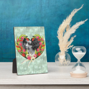 Photo Tulipes Coeur Art Cadre Plaque