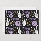 Photo Two Legit to Quit Second Birthday Invitation (Dos)