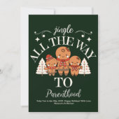 Photo Ultrasound Noël Faire-part de grossesse (Devant)