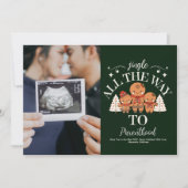 Photo Ultrasound Noël Faire-part de grossesse (Devant)