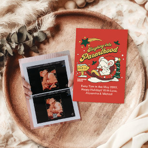 Photo Ultrasound Noël Faire-part de grossesse