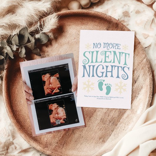 Photo Ultrasound Noël Faire-part de grossesse