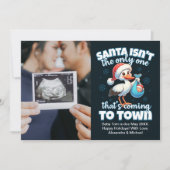 Photo Ultrasound Noël Faire-part de grossesse (Devant)