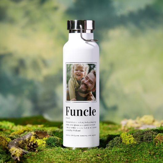 Photo Uncle Funcle moderne Bouteille d'eau (Extérieur)