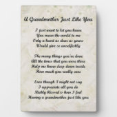 Photo Une Grand-Mère Comme Vous Plaque (Devant)