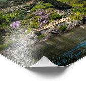 Photo Une villa sur le lac de Côme, Italie - Impression (Coin)