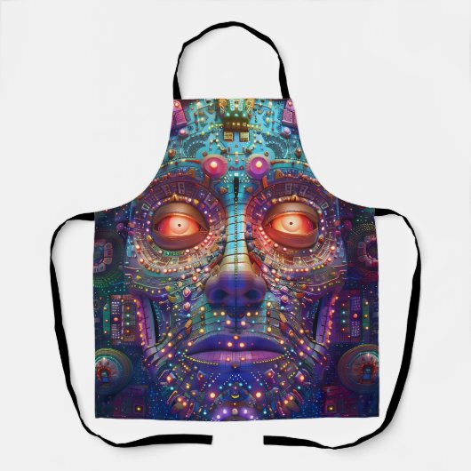 Photo Upload Kitchen Apron With Image Print Area Schort (Voorkant)