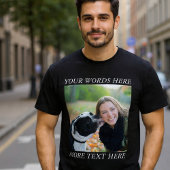 Photo Upload T-Shirt with Custom Text