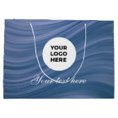 Photo Upload | Waterproof Square Label Groot Cadeauzakje (Achterkant)