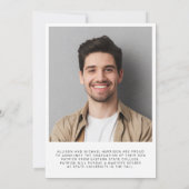 Photo Vellum Arrière - plan Graduation Faire-part (Dos)