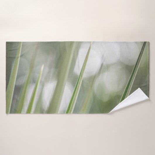 Photo vert pointu Plante Nature (Serviette de bain)
