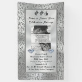 Photo verticale et bannière personnalisée de (Vertical)