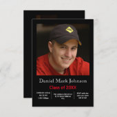 Photo verticale - Faire-part de 3x5 (Devant / Derrière)