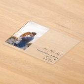 Photo verticale moderne carte de faire-part (Poser)