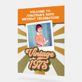 Photo vintage 1975 50e anniversaire Bienvenue (Angle)