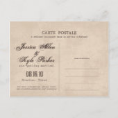 Photo vintage Enregistrer le Modèle de date (Dos)