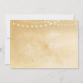 Photo vintage Lumières Anniversaire Invitation rus (Dos)