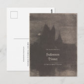 Photo vintage personnalisée Invitation de la fête  (Devant / Derrière)