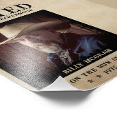 Photo vintage Poster Recherché Funny Fête des père (Coin)