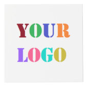 Photo Votre logo et code QR Cube promotionnel d'entrepri (Devant)