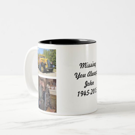 Photo Vous Manquez Mug (Devant gauche)