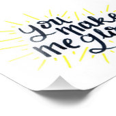 Photo Vous Me Faites Glisser Impression (Coin)