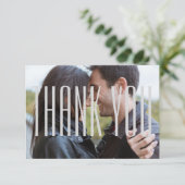 Photo W/ Empire Lettres - Carte Merci Flat 3x5 (Debout devant)