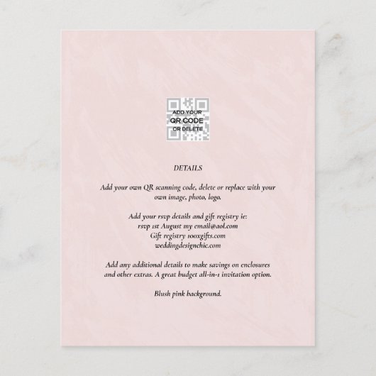 PHOTO Weddenschap Verloving Opslaan datum (Achterkant)