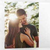 Photo Wedding Enregistrer La Carte De Script Date (Intérieur en premier)