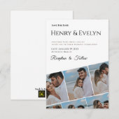 Photo Wedding Enregistrer la date Invitation (Devant / Derrière)
