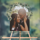 Photo Wedding Personalized Modern Leaf Frame (Neutre)